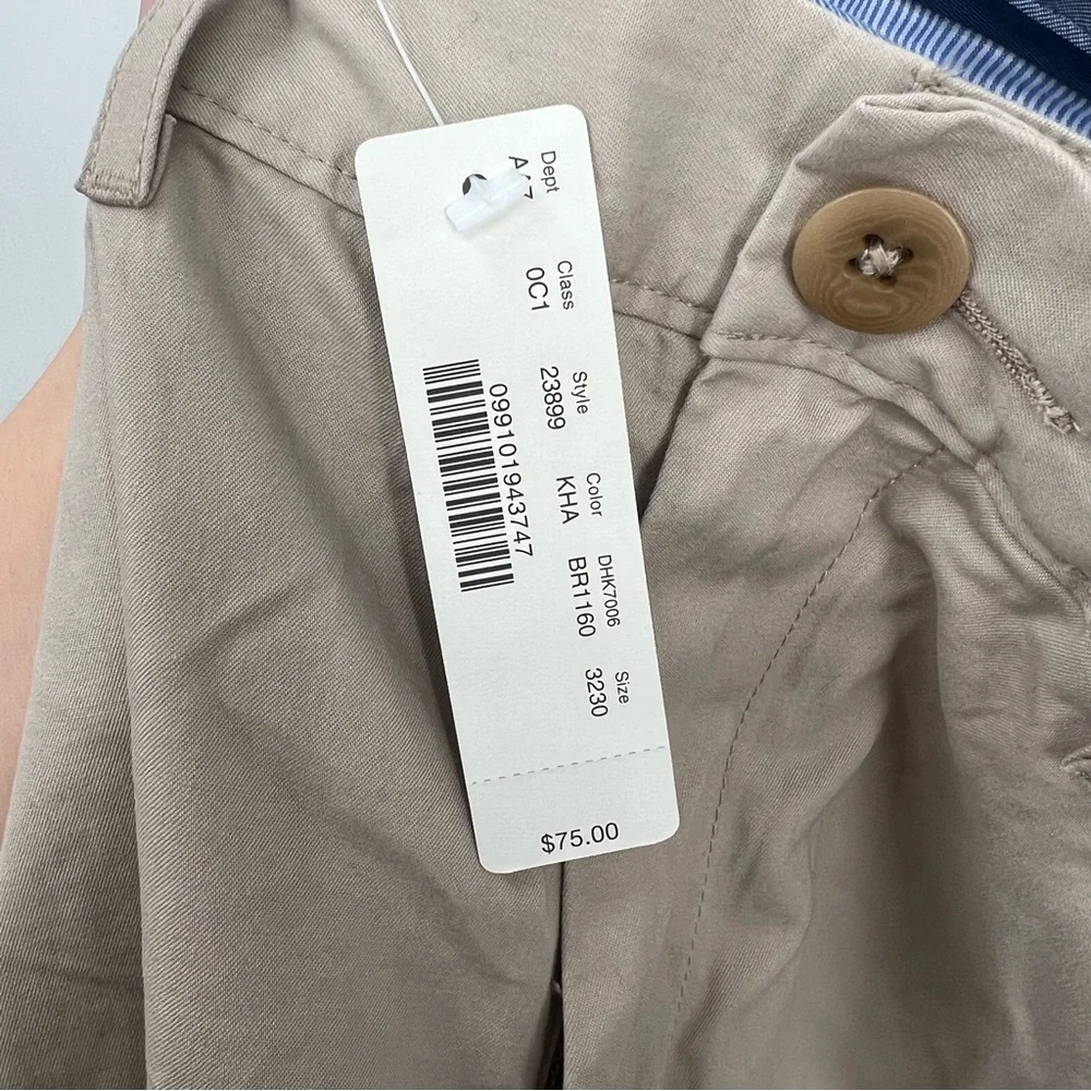 J Crew NEW 770 Lightweight Urban Slim Chino Pants Khaki 32 x 30